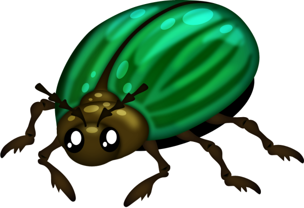 Жук мультяшный
