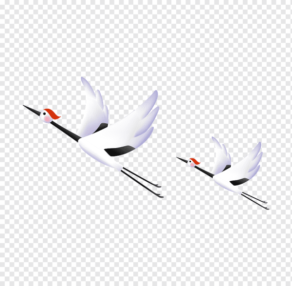 Картинка журавль на прозрачном фоне