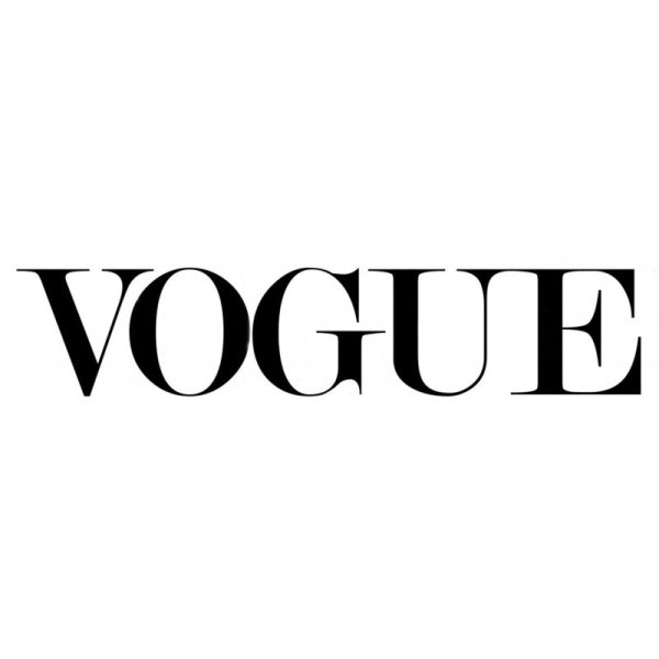 Vogue на белом фоне