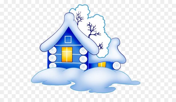 Зимняя избушка для детей