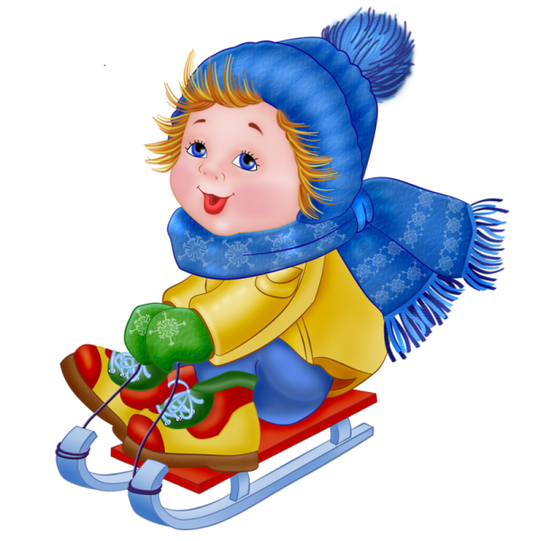 Дети на санках