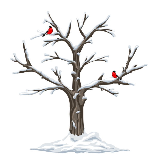 Зимнее дерево для детского сада