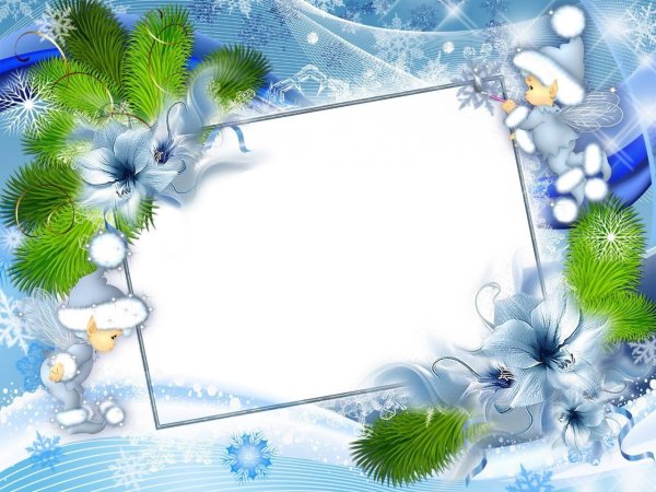 Зимняя рамочка