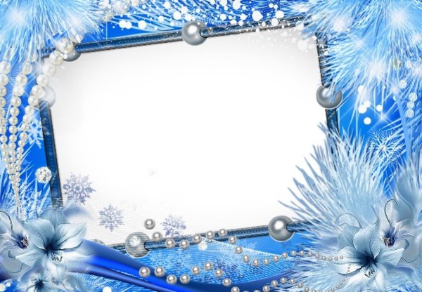 Красивая зимняя рамка