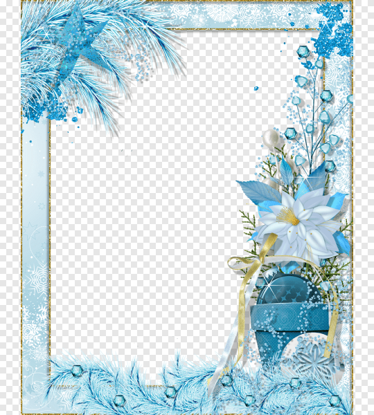 Зимние рамки для фотошопа