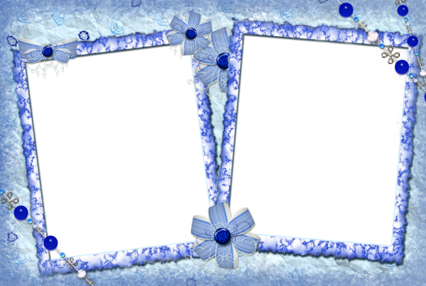 Зимняя фоторамка