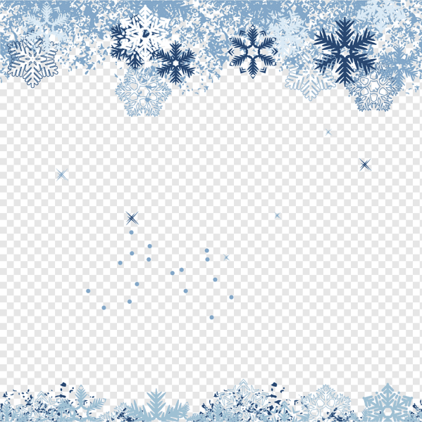 Фоторамка снежинки