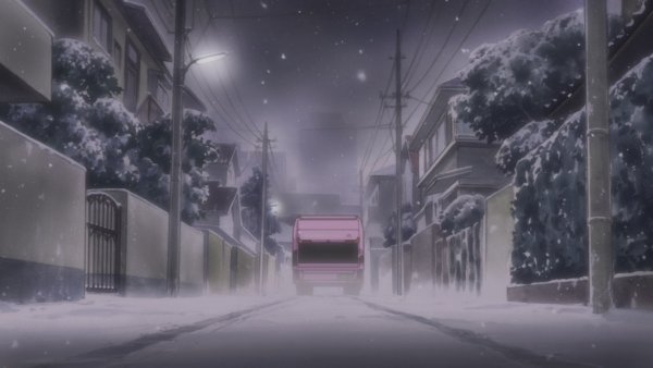 Зимняя улица фон гача лайф