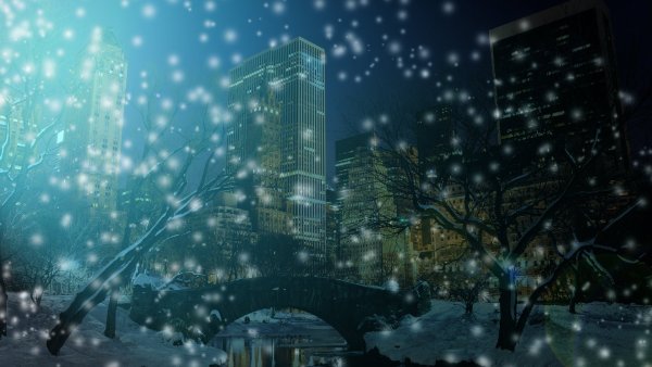 Зима в городе