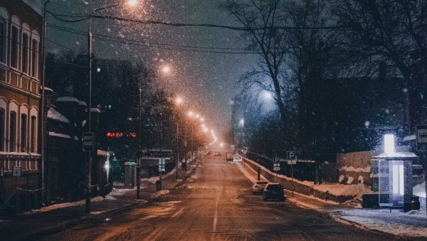 Зимний город