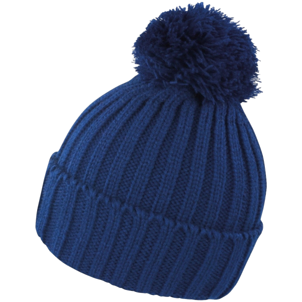 Black Chunky Rabbit Beanie