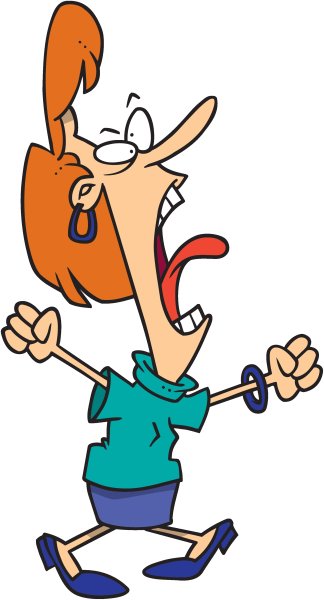 Мультяшный злой педагог