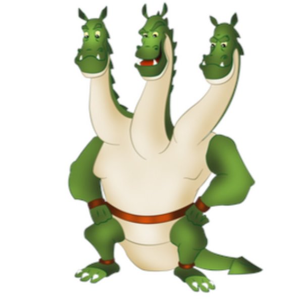 Горыныч на прозрачном фоне