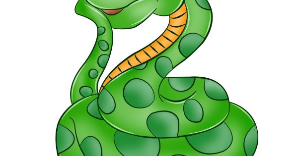 Рисунок змеи