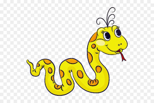 Змейка мультяшная