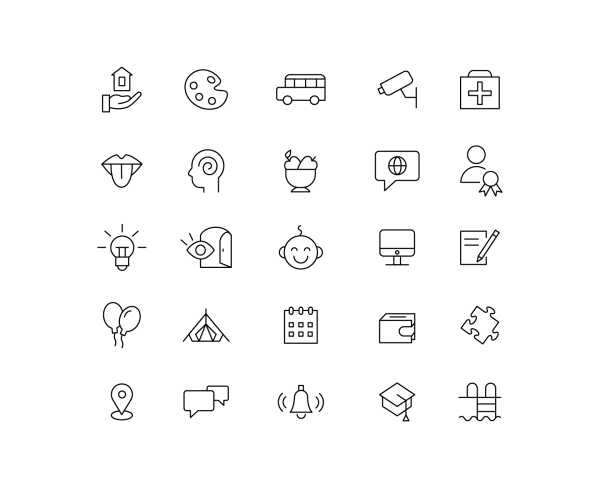 Контурные иконки