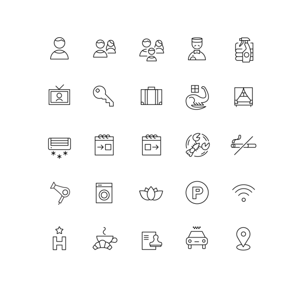 Набор значков для актуального