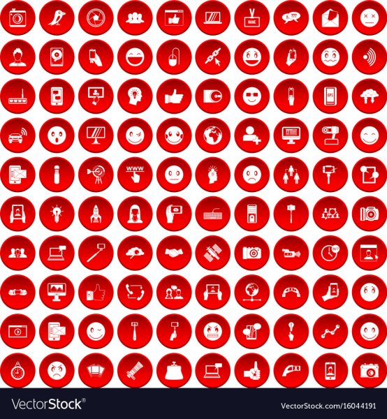 Красная иконка с белым приложение