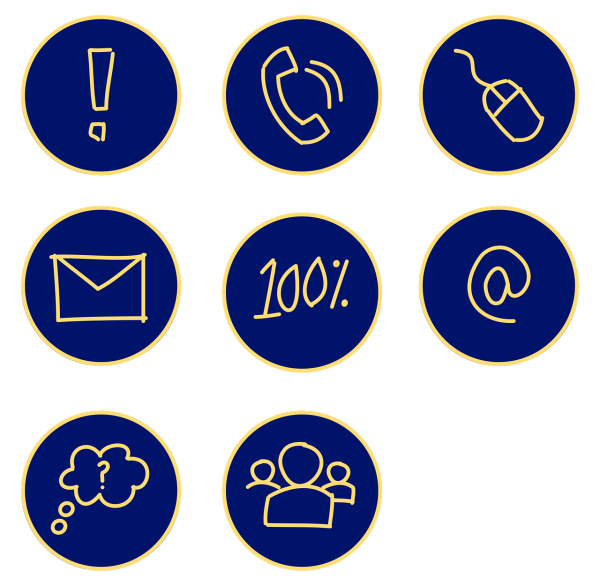 Иконки синие