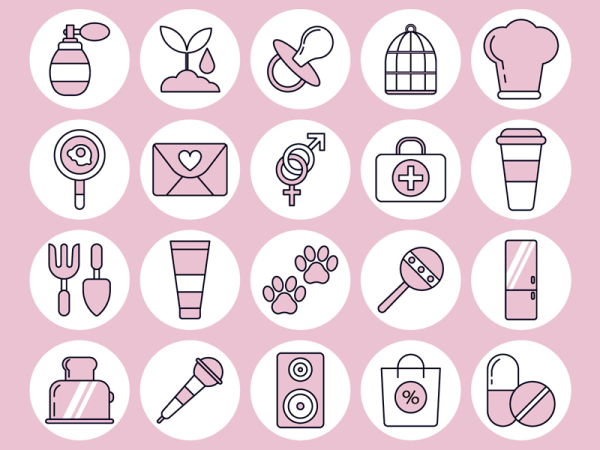 Набор иконок для сторис