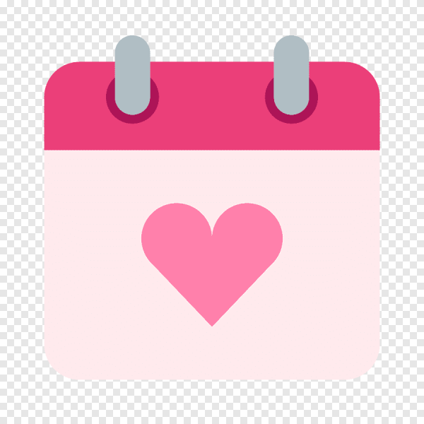Календарь розовый