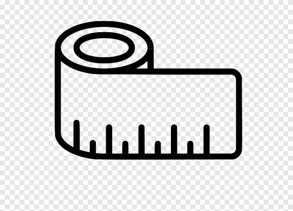 Значок сантиметровая лента