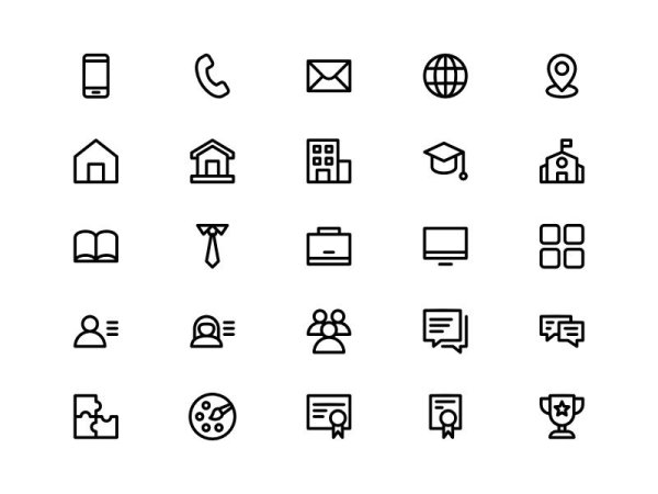 Иконки для резюме