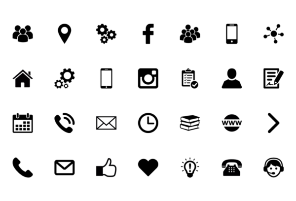 Пиктограммы для визиток