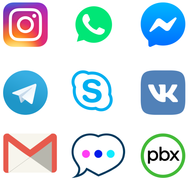 Ярлыки мессенджеров