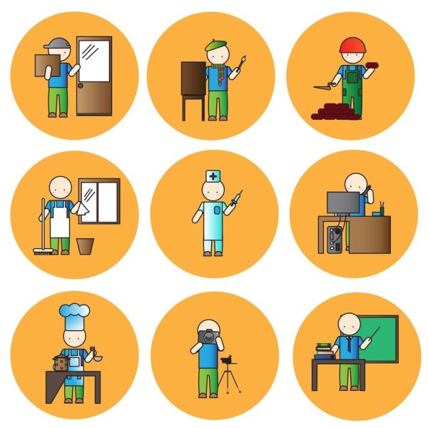 Пиктограммы профессий