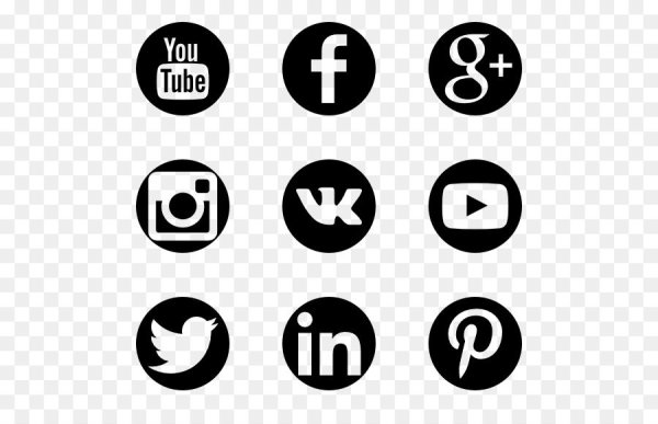 Векторные значки соцсетей