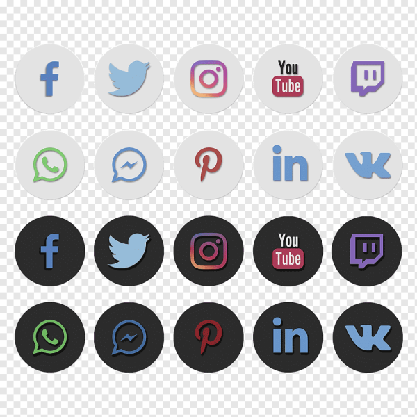 Иконки соц сетей