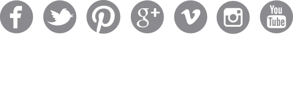 Иконки соц сетей без фона белые
