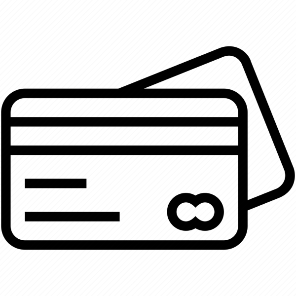 Банковская карта пиктограмма