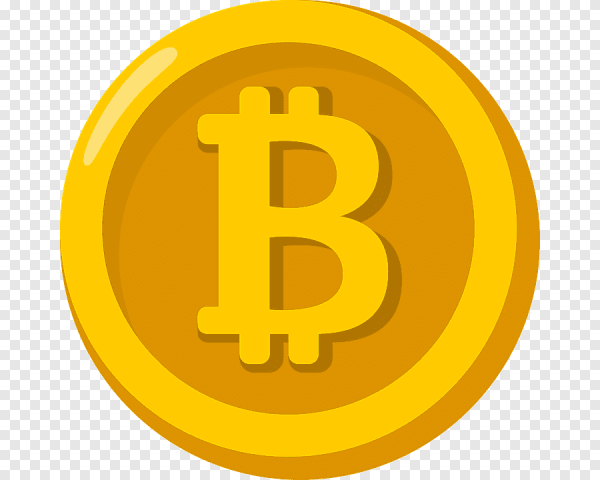 Биткоин монета мультяшная