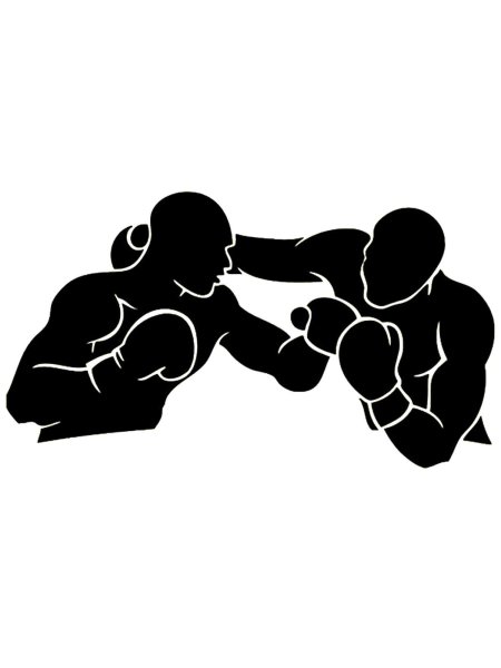 Наклейки на авто боксерские перчатки