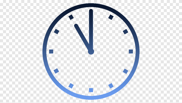 Часы без заднего фона