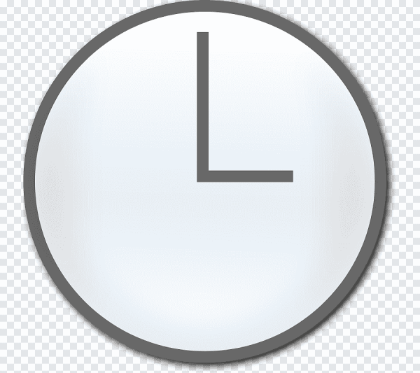 Значок часов без фона