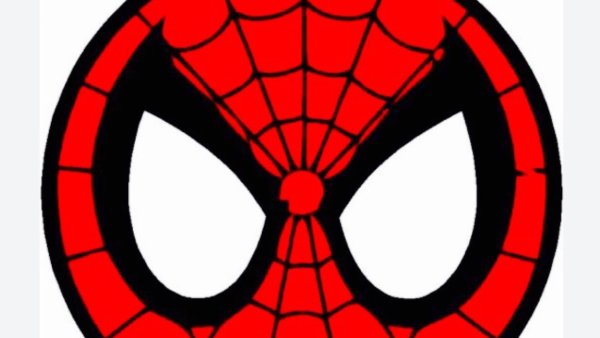 Знак человека паука круглый