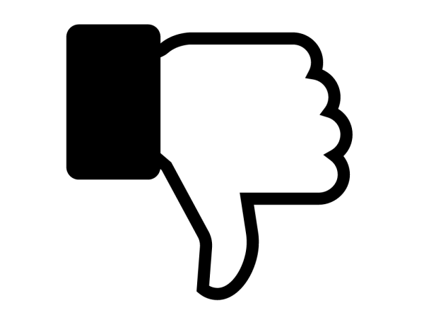 Значок дизлайк