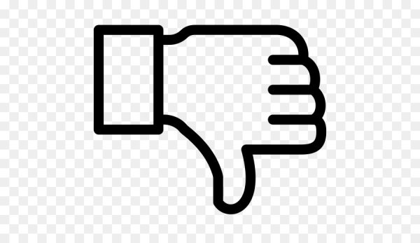Значок дизлайка