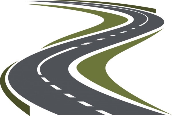 Нарисованная дорога логотип