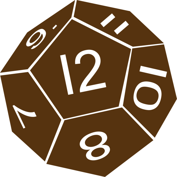 Кубик Дайс dice d12