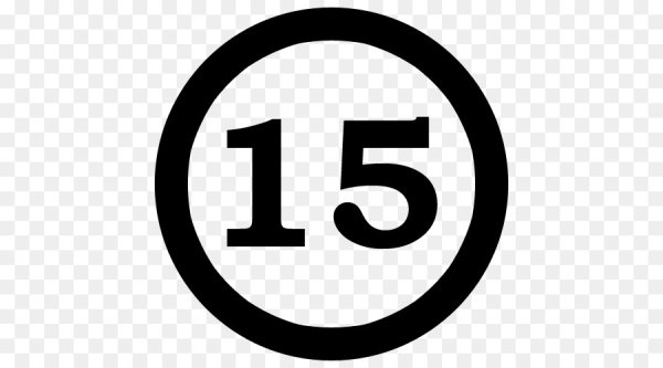 Цифра 12 в круге