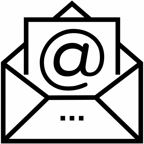 Значок Эл почты для визитки