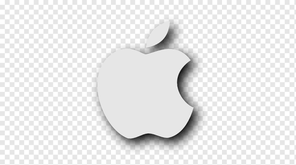 Значок Apple на белом фоне