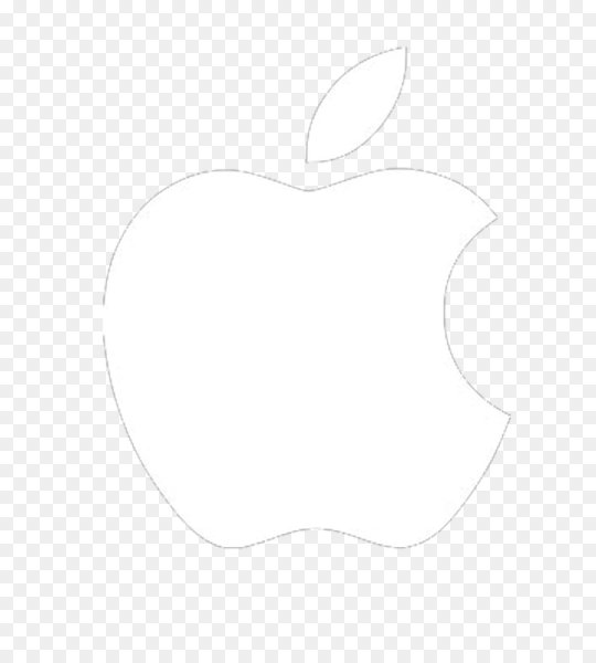 Логотип Apple без фона белый