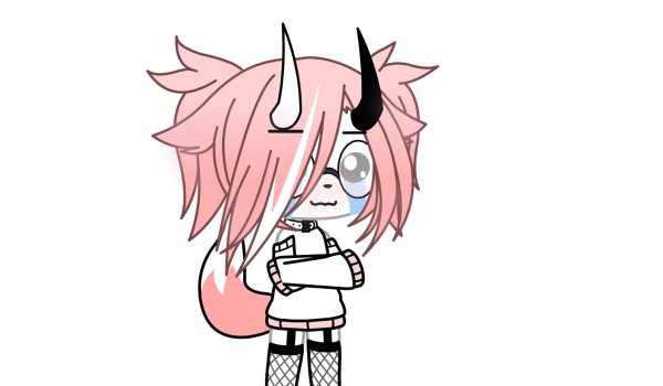 Гача лайф Крис на белом фоне