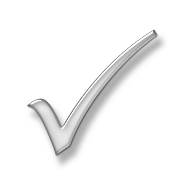 Белая галочка