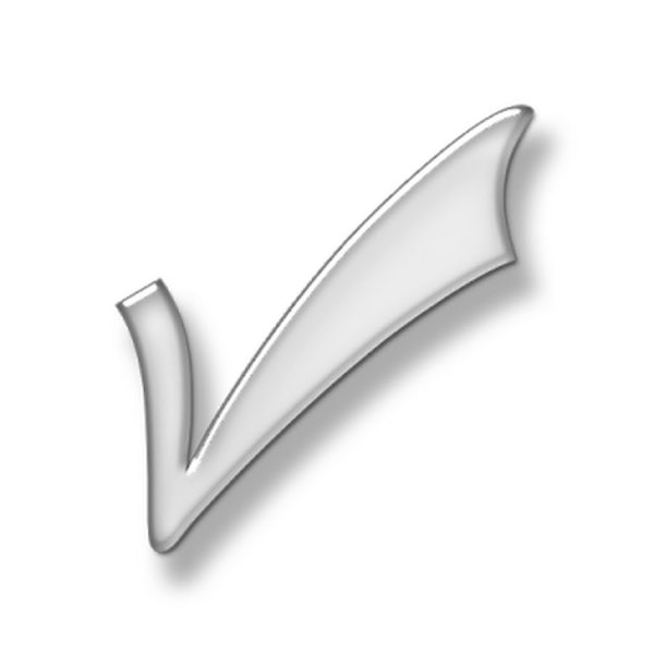 Белая галочка